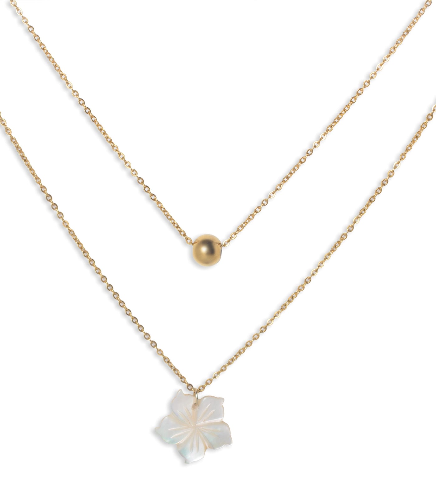 Dini Necklace in Mother of Pearl - Lily Jewelry