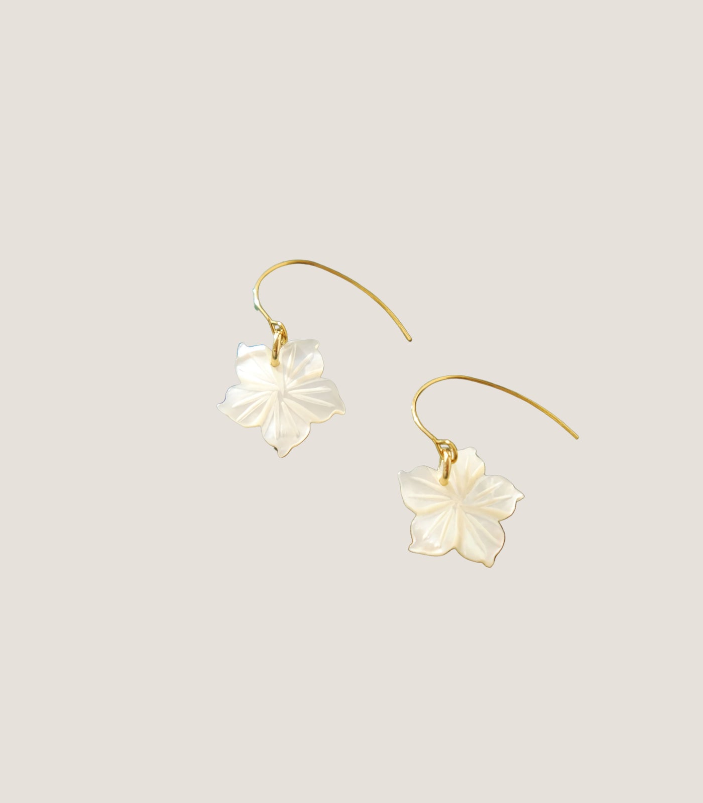 Eva Earrings in Mother of Pearl