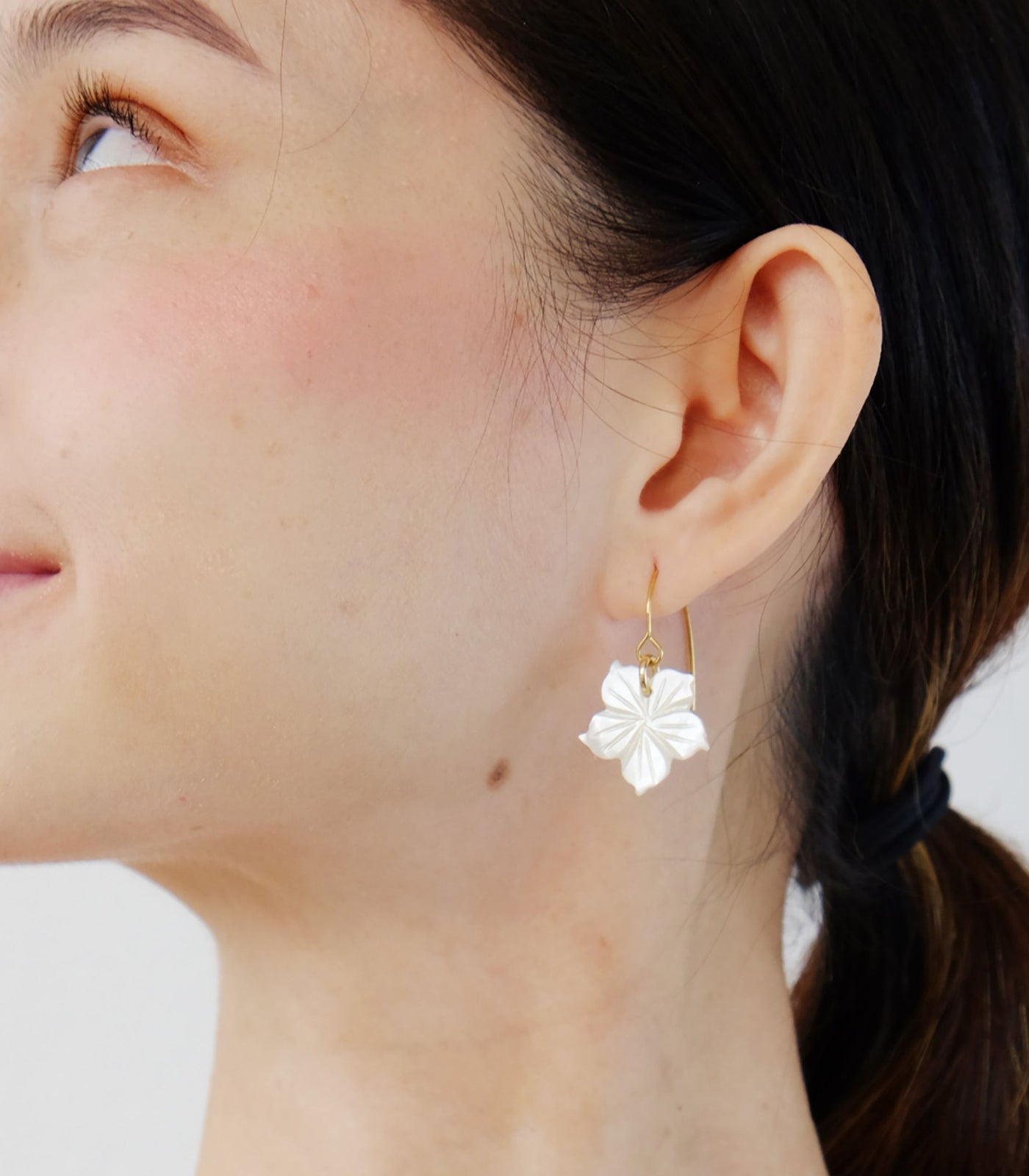 Eva Earrings in Mother of Pearl