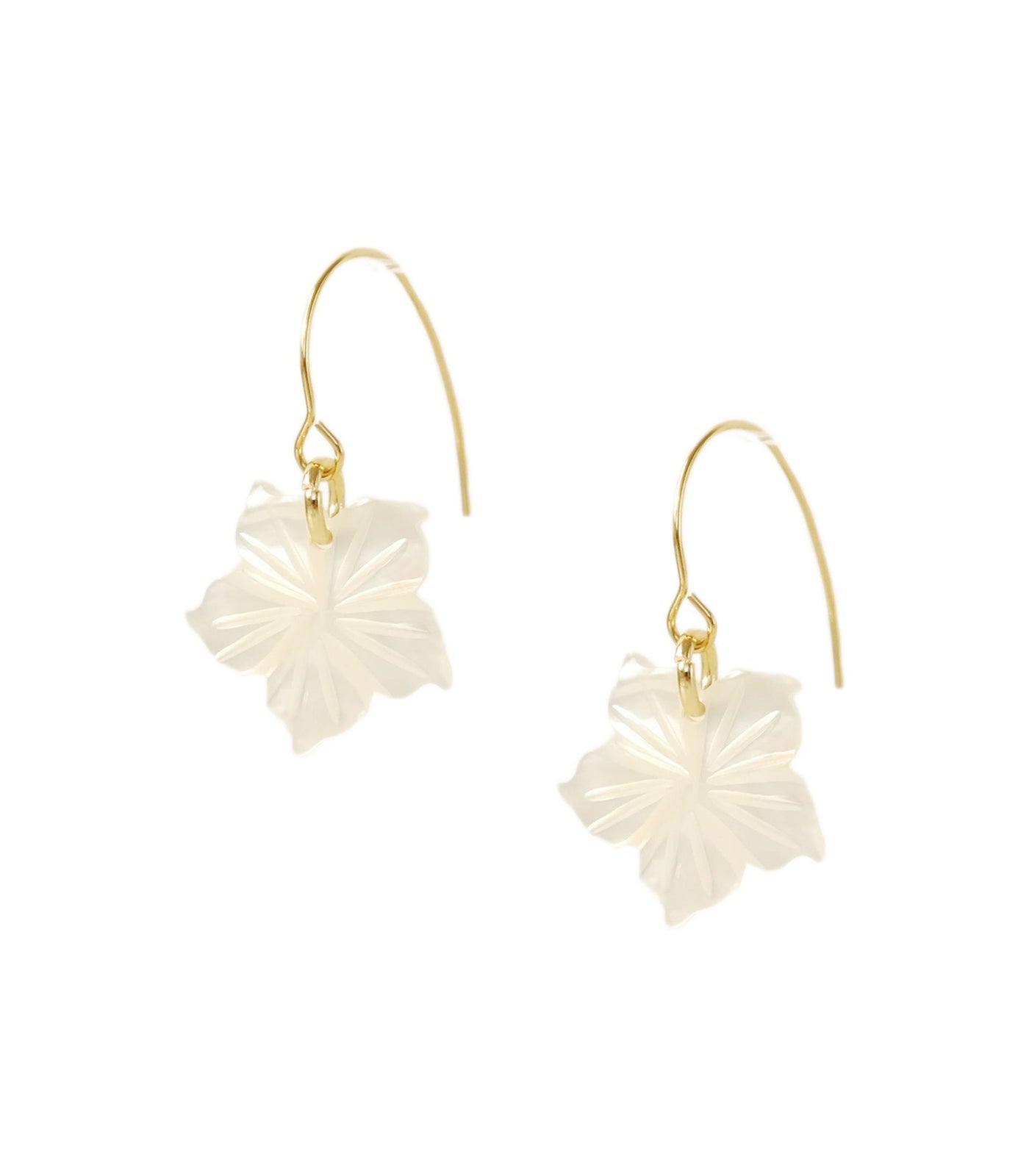 Eva Earrings in Mother of Pearl - Lily Jewelry