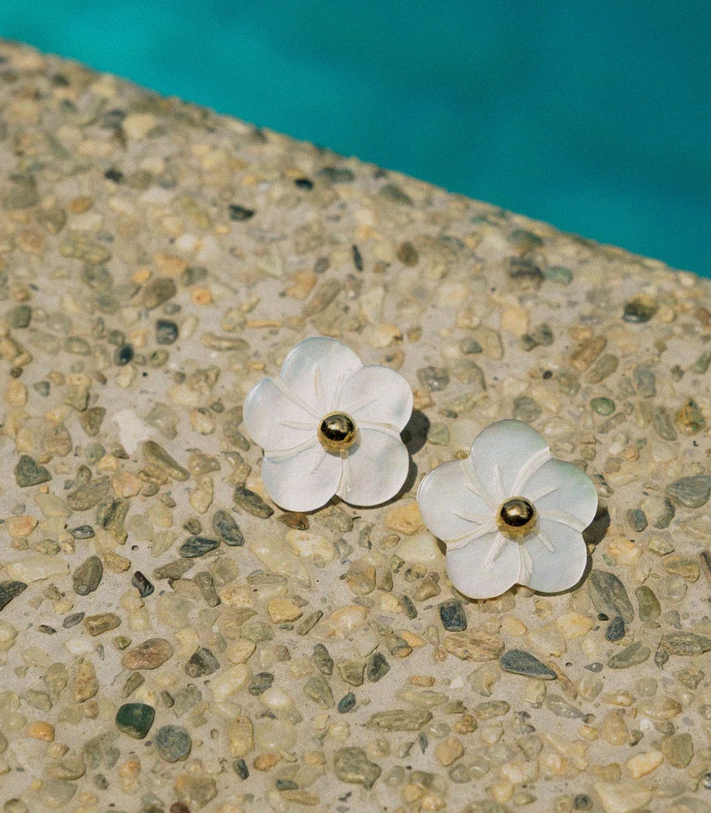 Chuchi Earrings in Mother of Pearl - Lily Jewelry