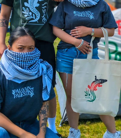 Free Palestine Baybayin Tote Bag - Pinay Collection