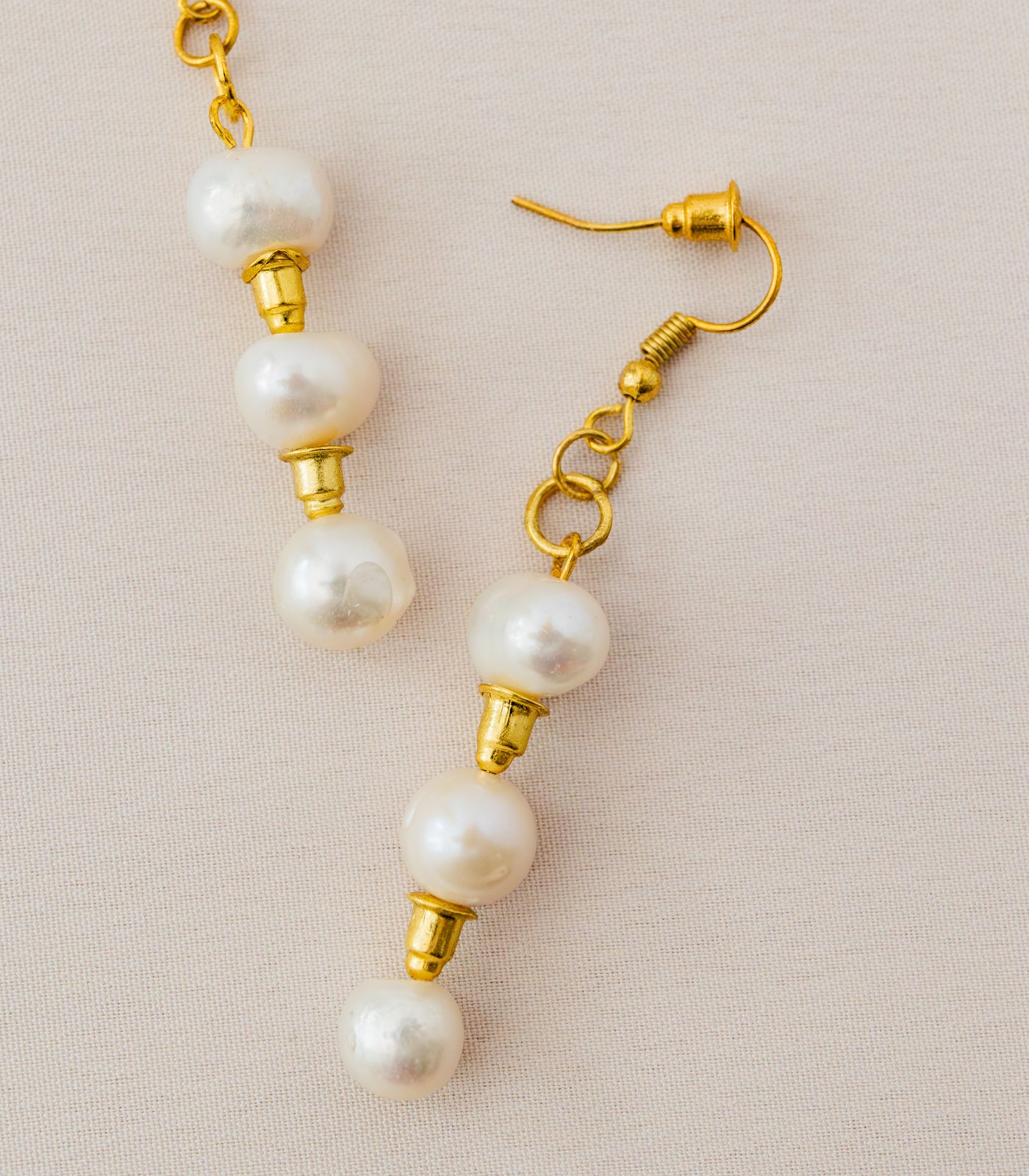 Pamana Pearl Drop Earrings - Weaving World Handicrafts